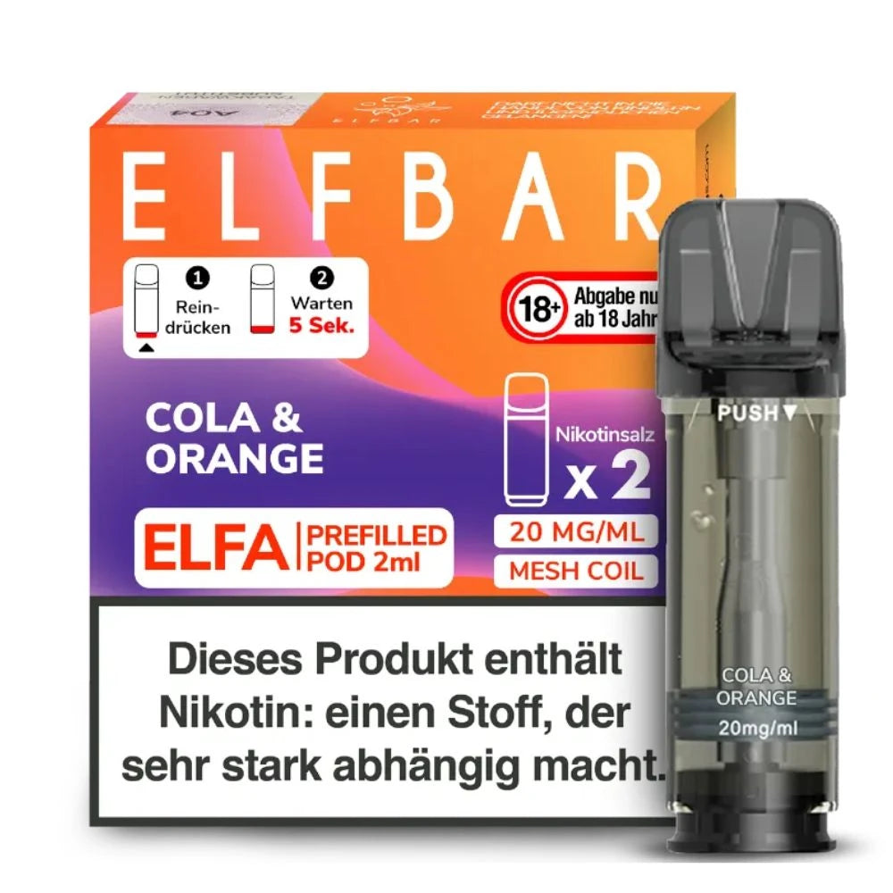 ELFBAR ELFA Pod 2er Pack 20mg/ml - verschiedene Sorten Elfbar